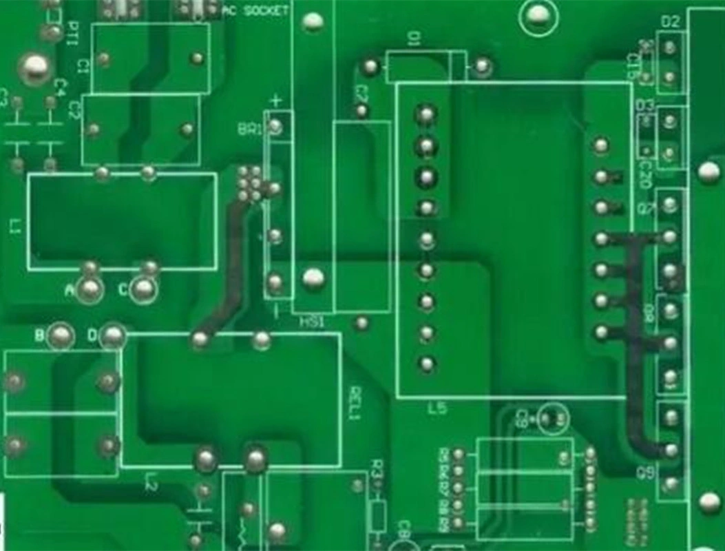 HDI PCB 6-Layer First-Order Half-Hole Communication Module, Immersion Gold PCBA