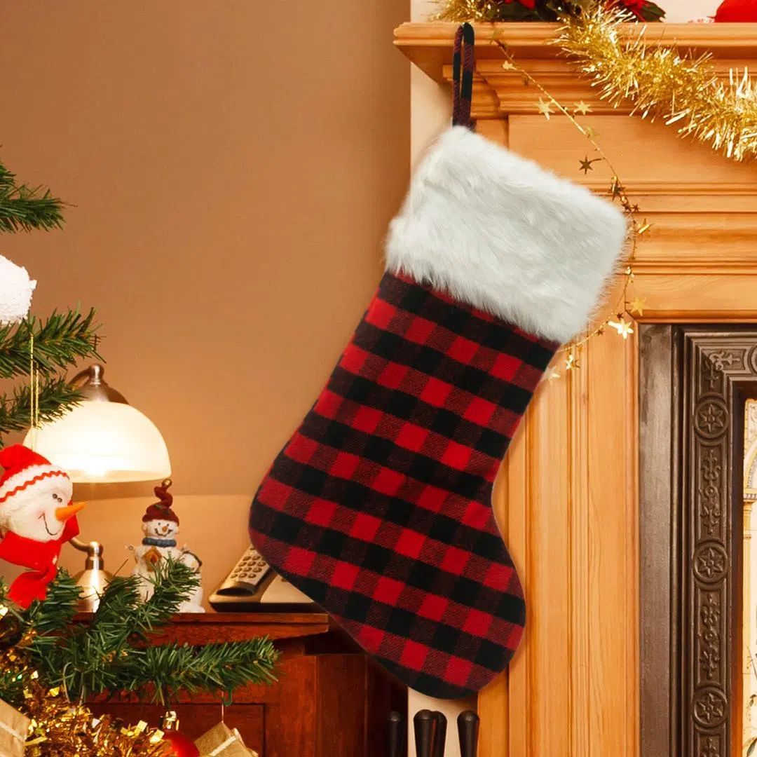 Amazon Außenhandel Neue Produkte Weihnachten Socken Geschenktasche Weihnachten Socken Süßigkeiten Geschenktasche Anhänger Weihnachtsdekorationen