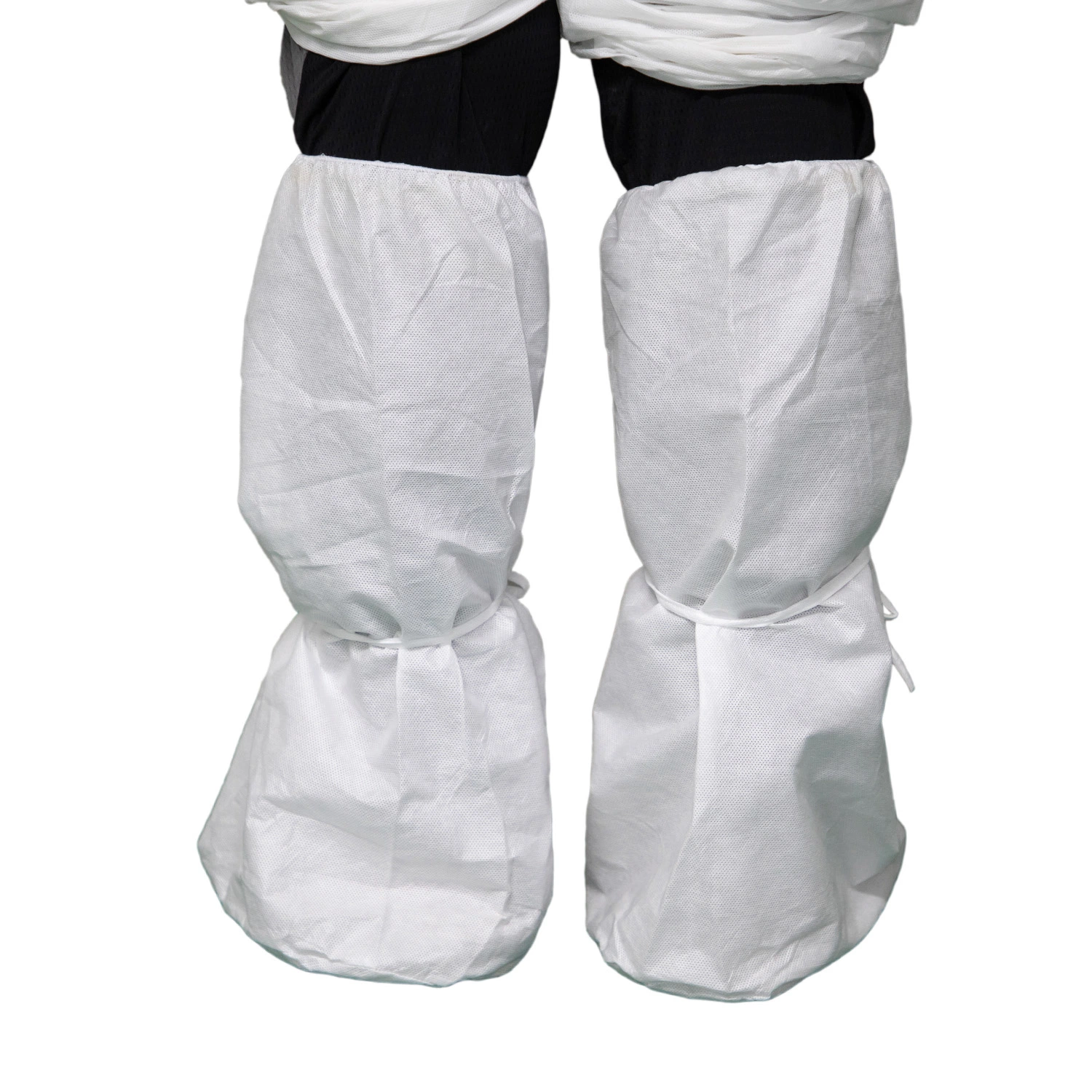 Disposable Waterproof Surgical Isolation Shoe Cover PE Non Woven Medical High Boot Cover Protective PP Personal Care