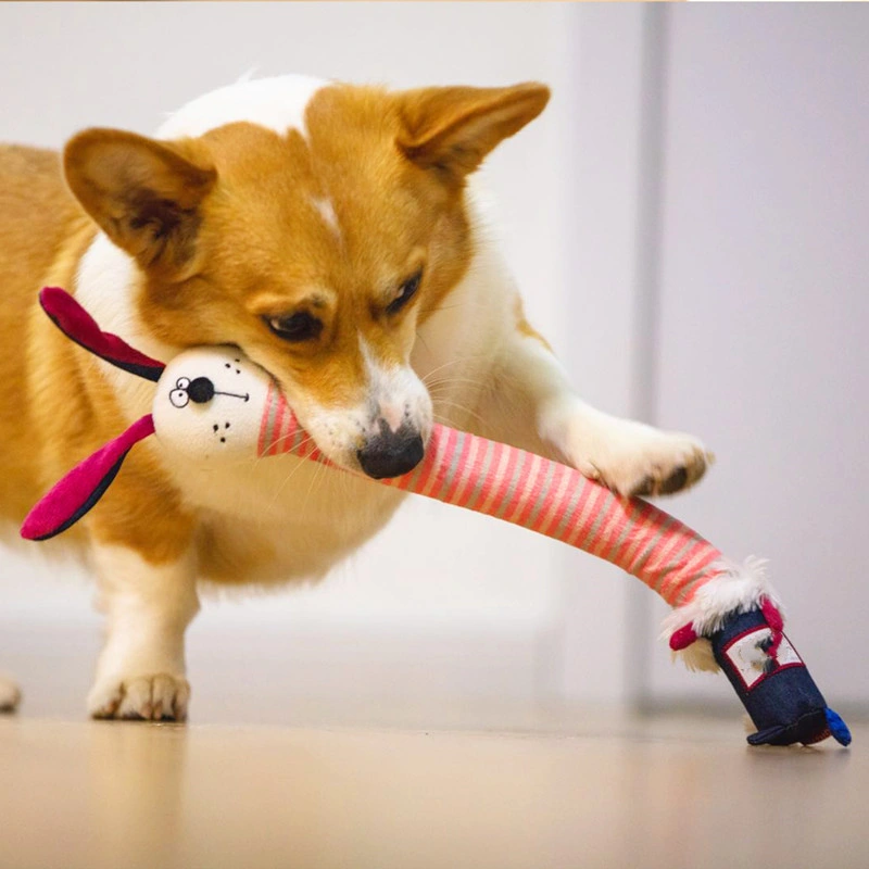 Perro de juguete Juguetes de látex con Squeak, Pet juguete con sonido Diseño Navidad juguetes Dog Chew Toy