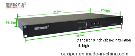 Ouxiper Single Phase Automatic Transfer Switch (3-Circuit 120VAC 32AMP 3.84kw 2 Pole)