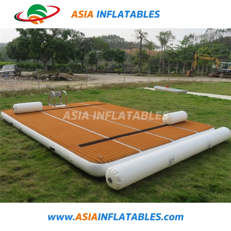 Inflatable Floating Platform Boat Inflatable Fishing Jet Ski Dock