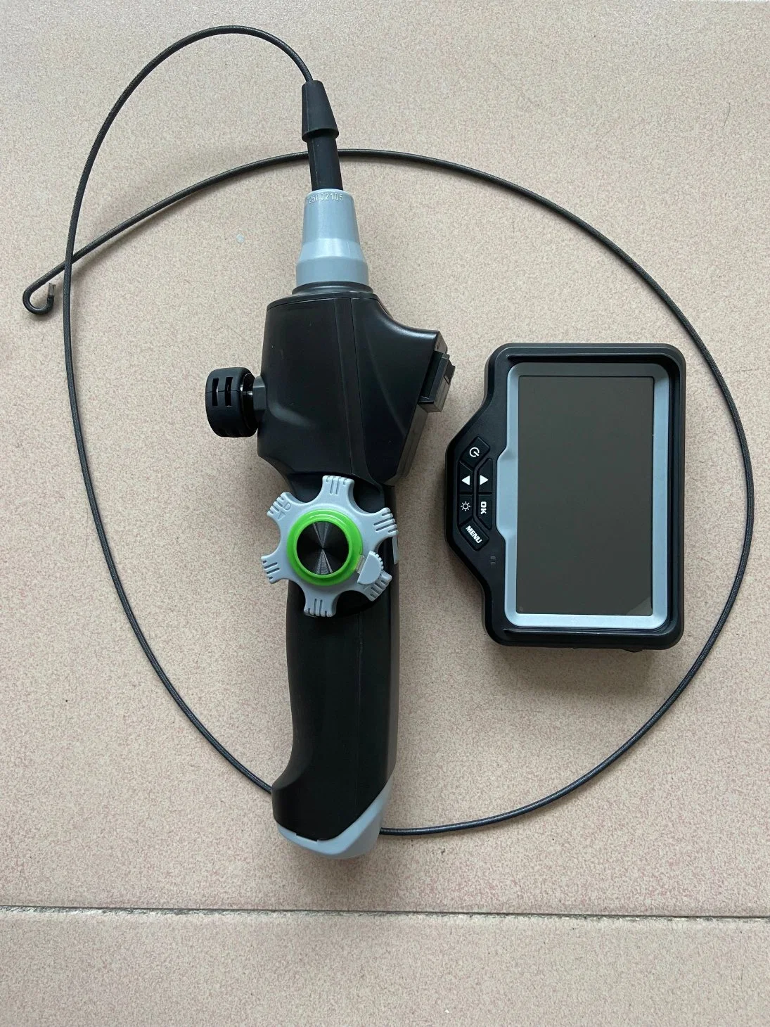 Portable Videoscope Inspection Camera with 6.0mm Camera Lens, 1.0 Meter Working Cable Length.