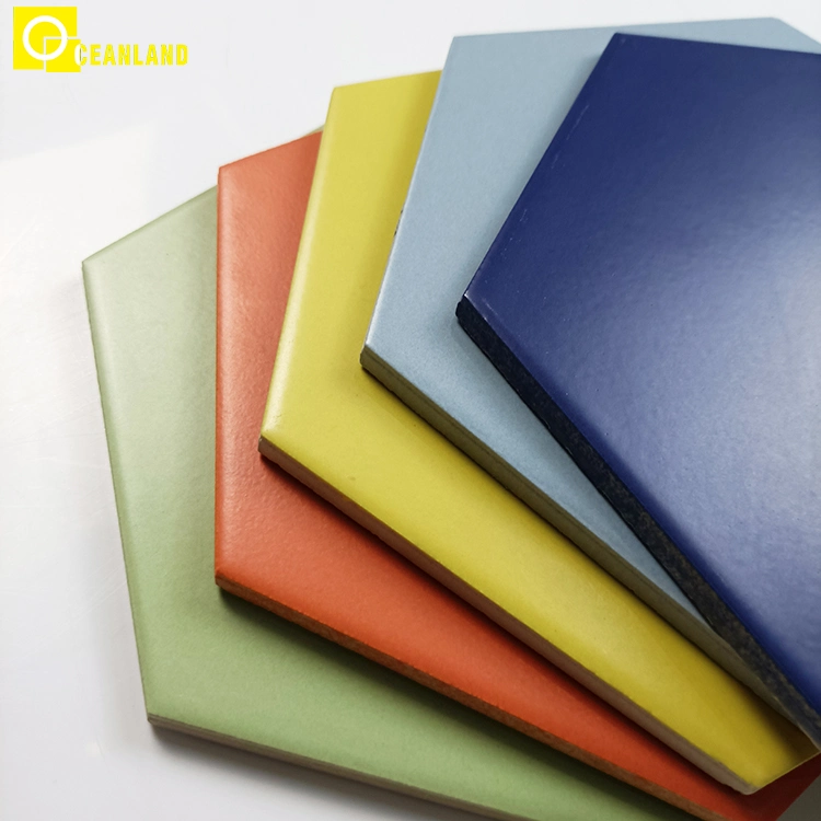 Fábrica Colorful Interior pared Suelo Hexagon baldosa mármol