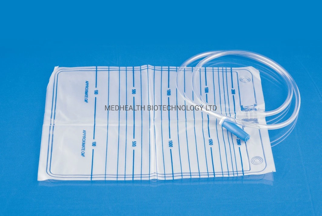 Medical Disposable Urine Bag with T/Pull-Push Value with CE Mark