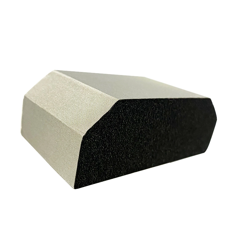 Custom Shape Antistatic EMI / EMC / RF Shielding Ni-Co Conductive Fabric Foam