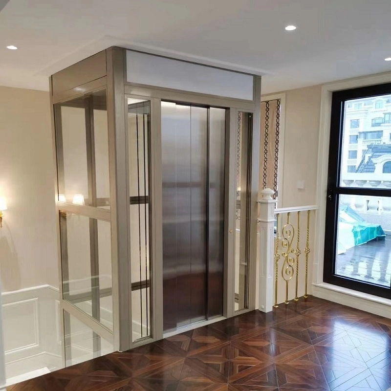 400kg 2 Person Cheap Used Glass Small Lift Home Elevators for Sale