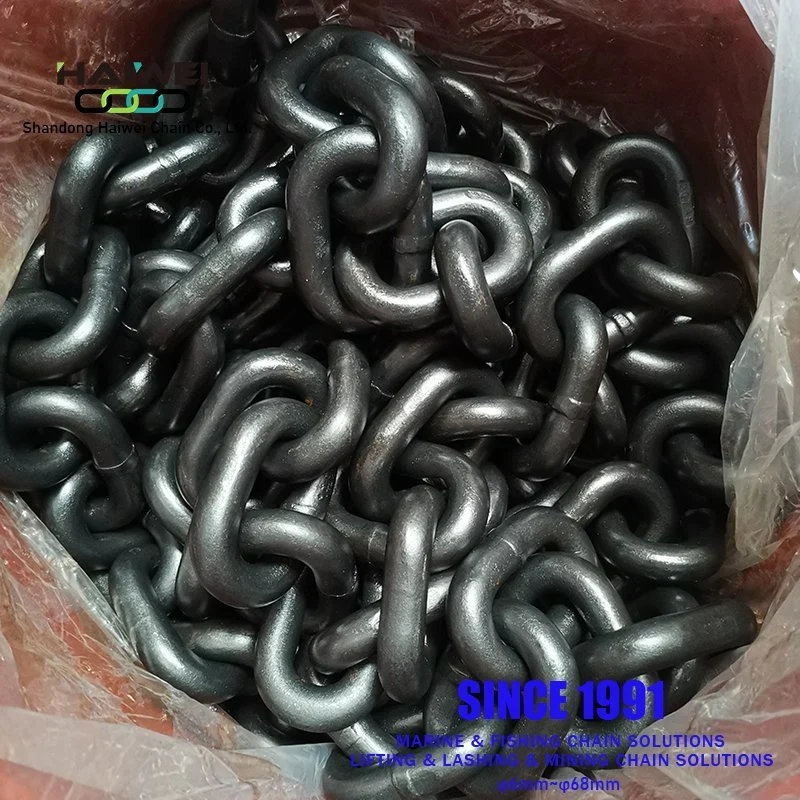 Grade G80 Marine Welded Studless Anchor Link Chain