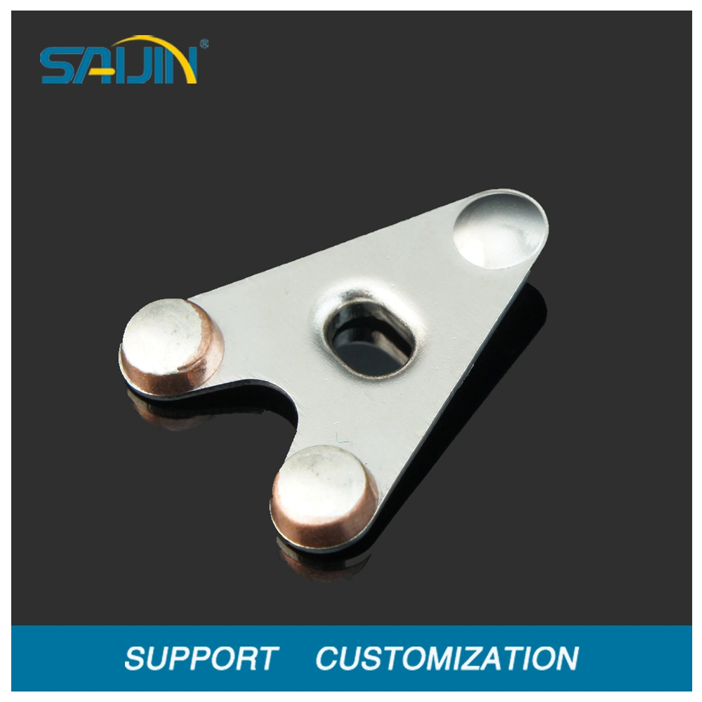 Electrical Silver Copper Inlay Bimetal Contact for Relays Metal Brass Switch Socket Terminal Contact Part