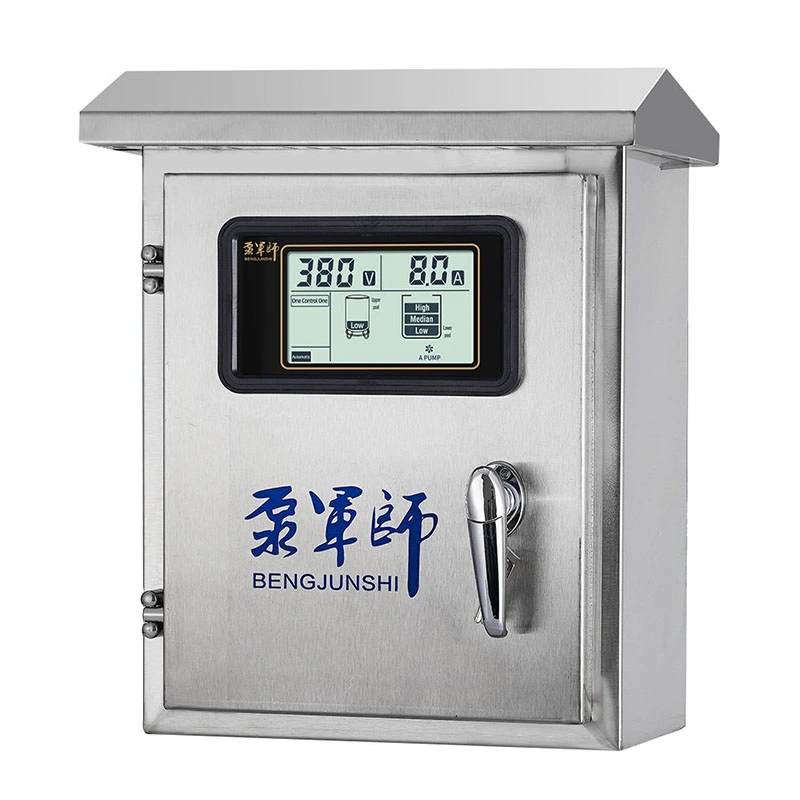 panneau de commande de la pompe à eau à puits automatique à affichage LCD 3 phases 11 kw