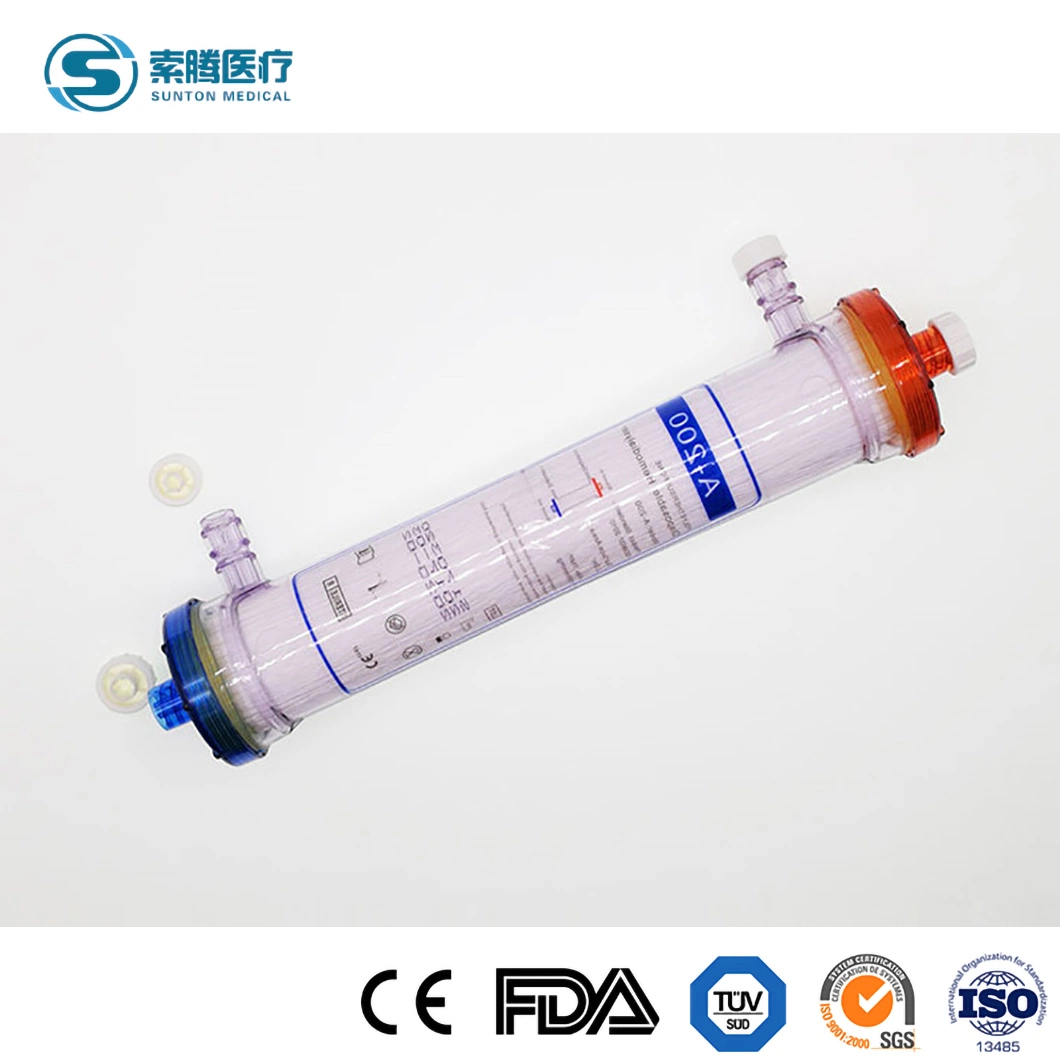 Sunton Hollow High Flux Dialyzer China 1.5/1.8/2 M2 1.5/1.8/2 M2 or Customized Size Hemodialyzer Dialyzer Factory OEM Customized Low Flux Hemodialysis Dialyzer