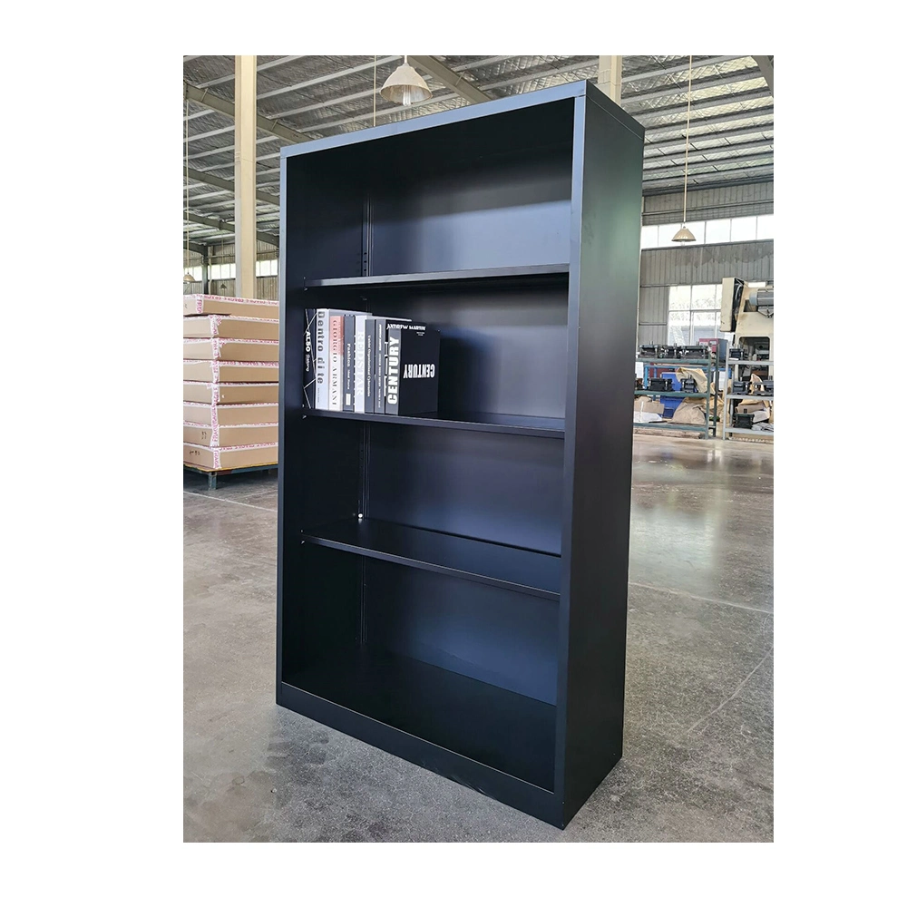 Fas-066 Office Furniture Metal Storage Cupboard with 4 Adjustable Shelves Steel Filing Cabinet Without Door