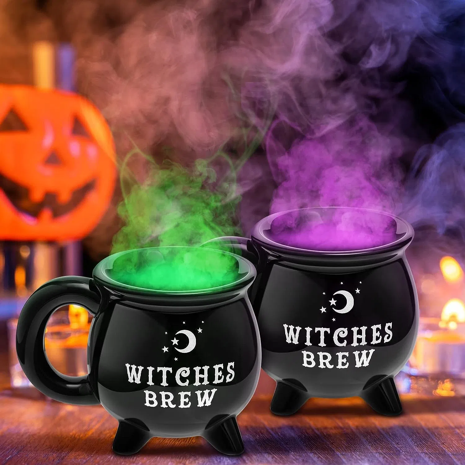 12 أونصة هالوين Witches Brew Cauldron Coffee Mug