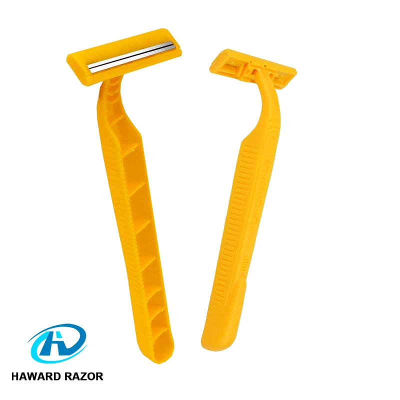 D211 Cheaper Price 2 Swedish Stainless Steel Blade Plastic Handle Shaving Disposable Razor