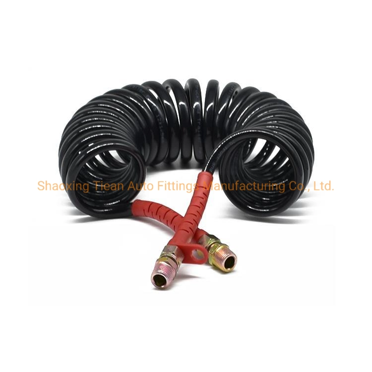 Factory 6mm PU 100% Plastic spiral Air Coil Hose