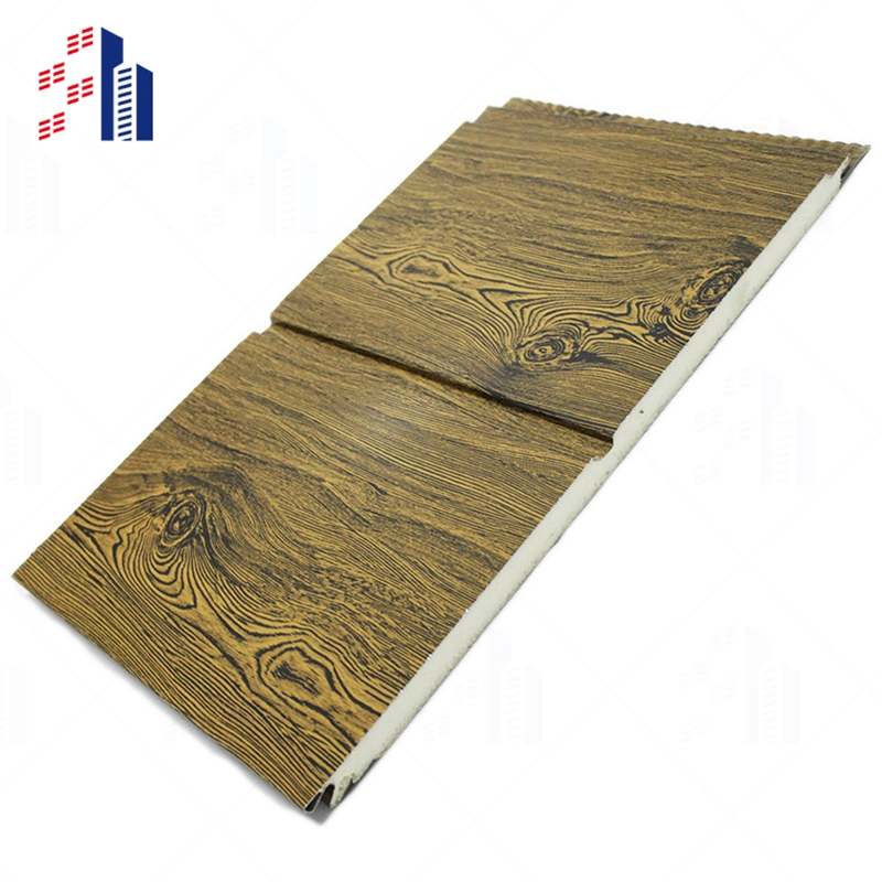 Fireproof PU Foam Insulated Metal Siding 16mm Decorative Wall Panel