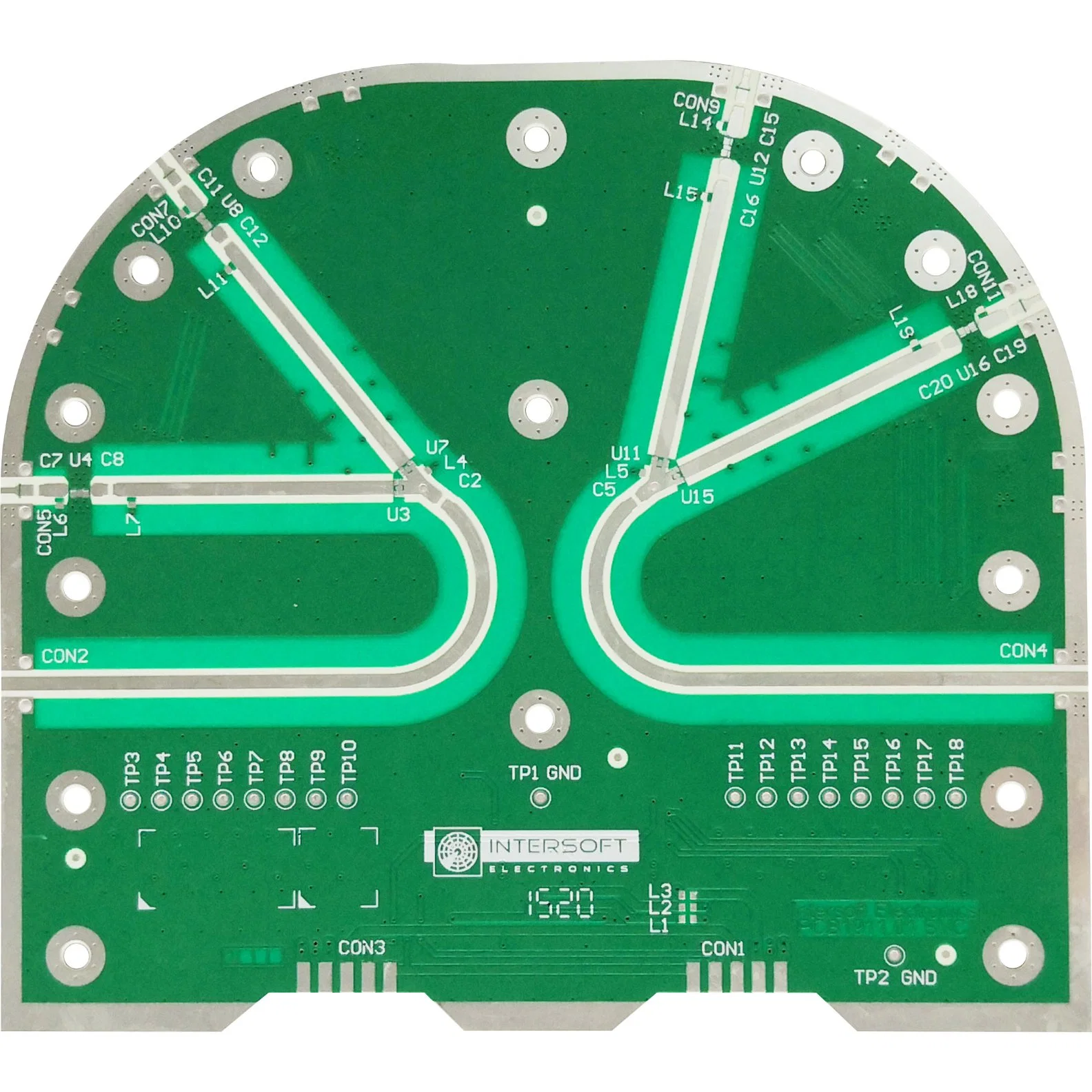 Spezielle 2oz kundenspezifische Hochfrequenz-Leiterplatte Rogers PCB Werk