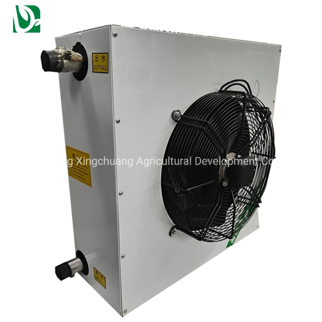 Water Heating Fan Hot Water Air Heater Electric Water Heater for Greenhouse Workshop Poultry Farm