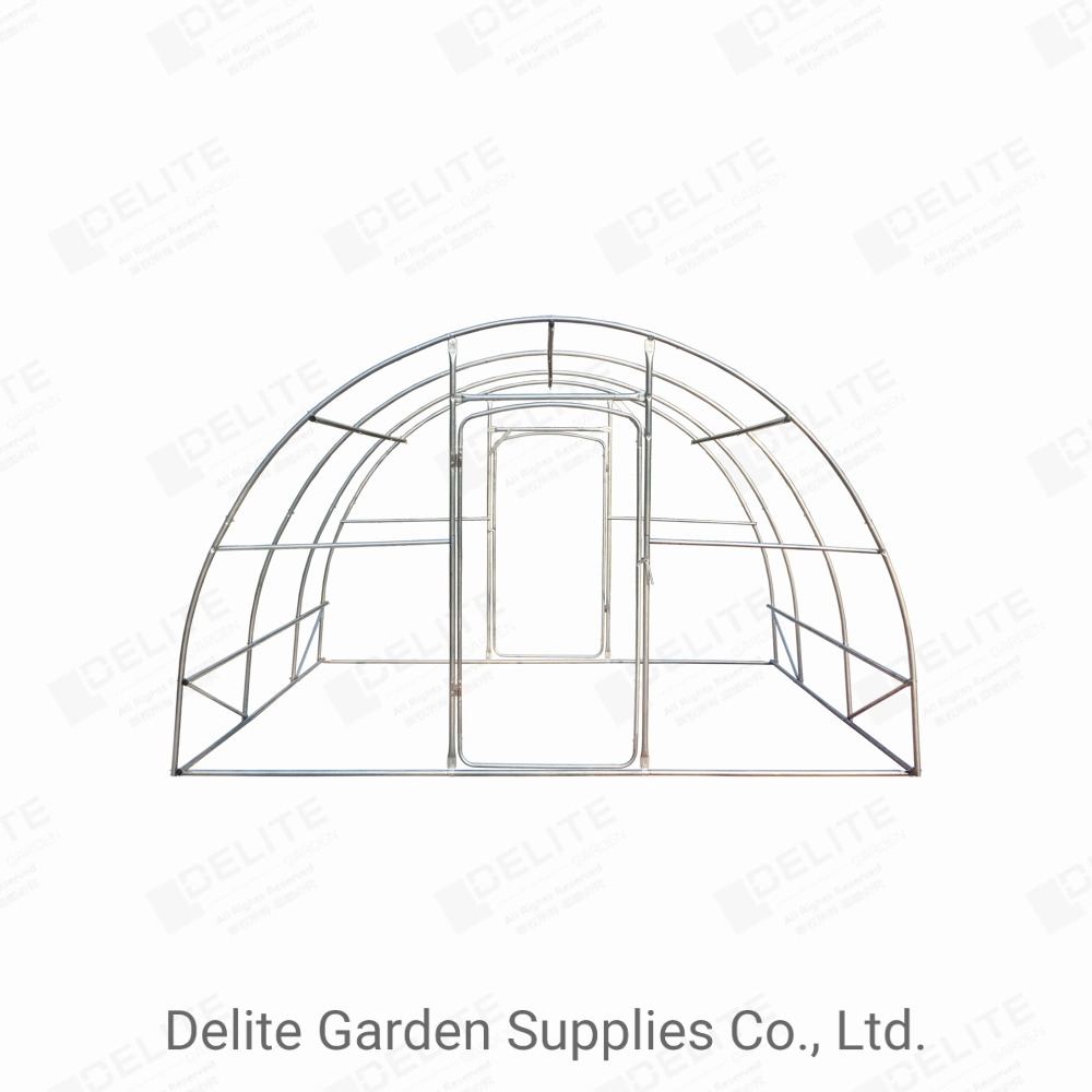 Hen House for Sale Garden Polytunnel Greenhouse 4X4 Meter DIY Hoop House Metal Chicken Coop