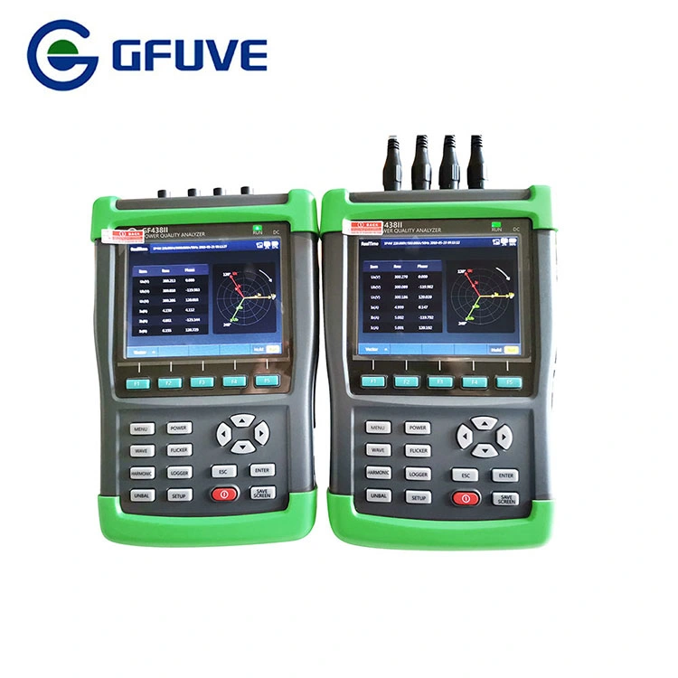 Gfuve GF438II Handheld Three Phase Power Quality and Energy Analyzer