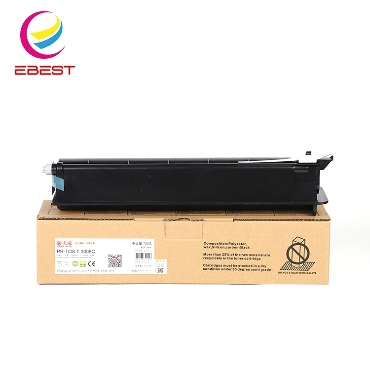 Ebest Compatible Factory Copier T-3008c Toner Cartridge for Toshiba E-Studio 2508 3008 3508 4508 5008