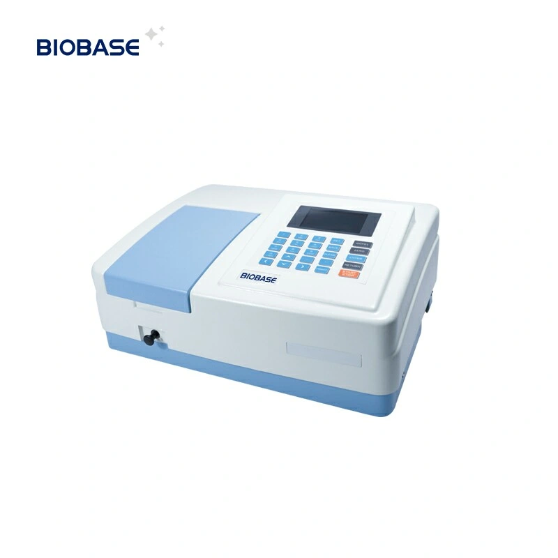 Biobase espectrofotômetro UV/Vis com largura de banda espectral de 4 Nm para o laboratório