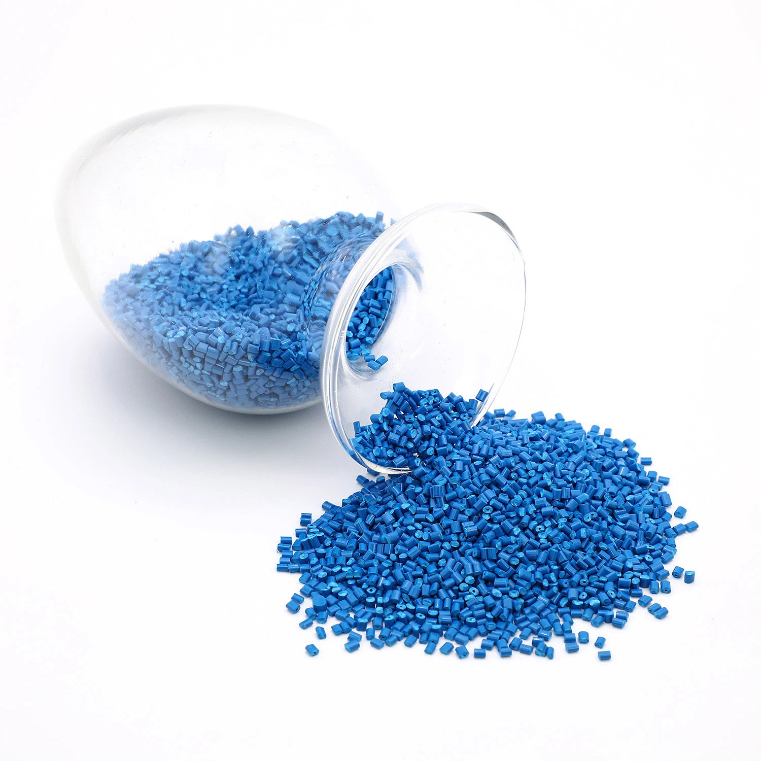 PP, ABS, PE, PET, AS, PC, Blue Masterbatch Pigment Granule Plastic Raw Material for Household Appliance/Pipe