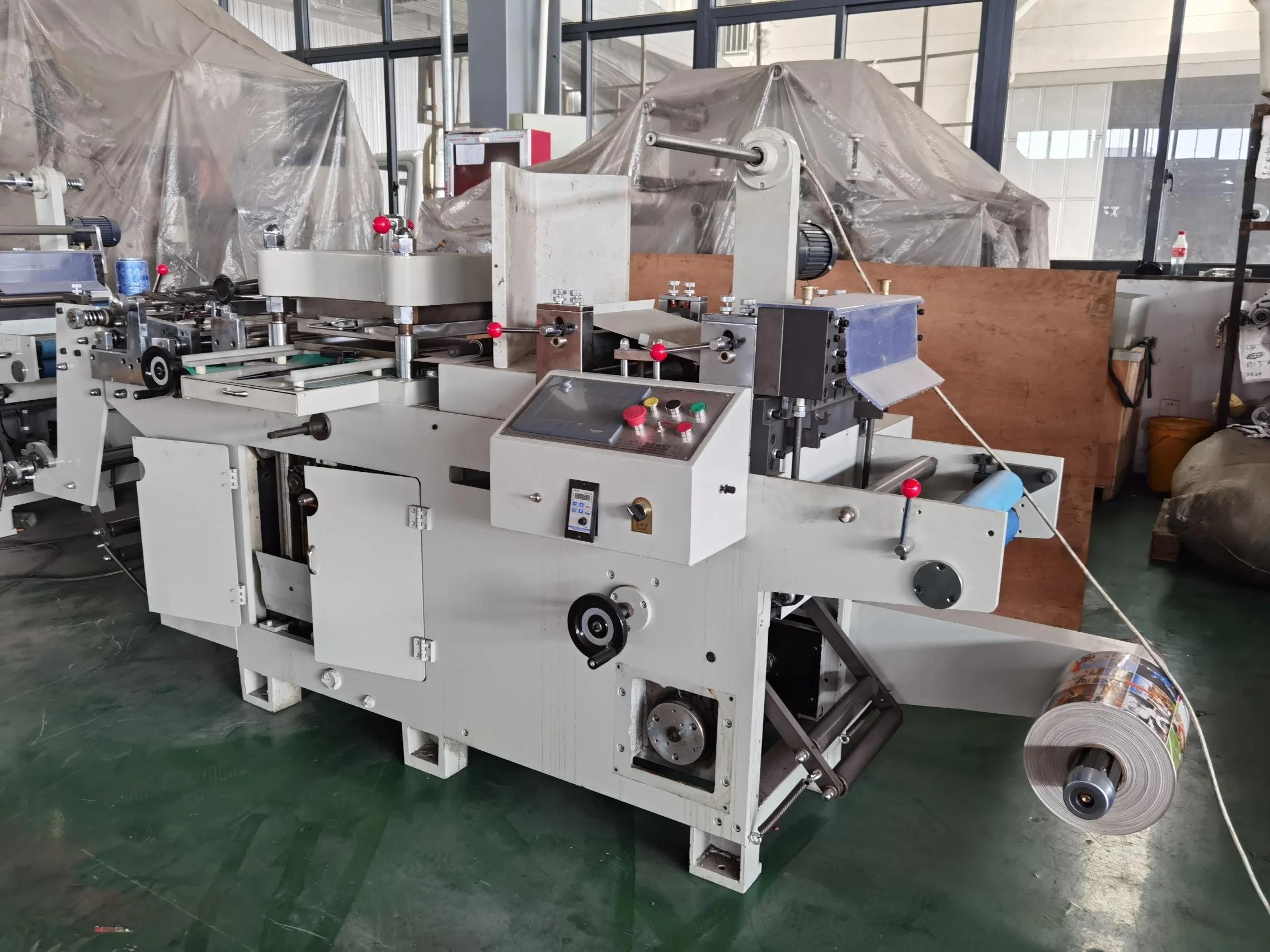 Specialized Designed Ceramic Anilox Roller Double Faced Die Cutting Creasing Machine