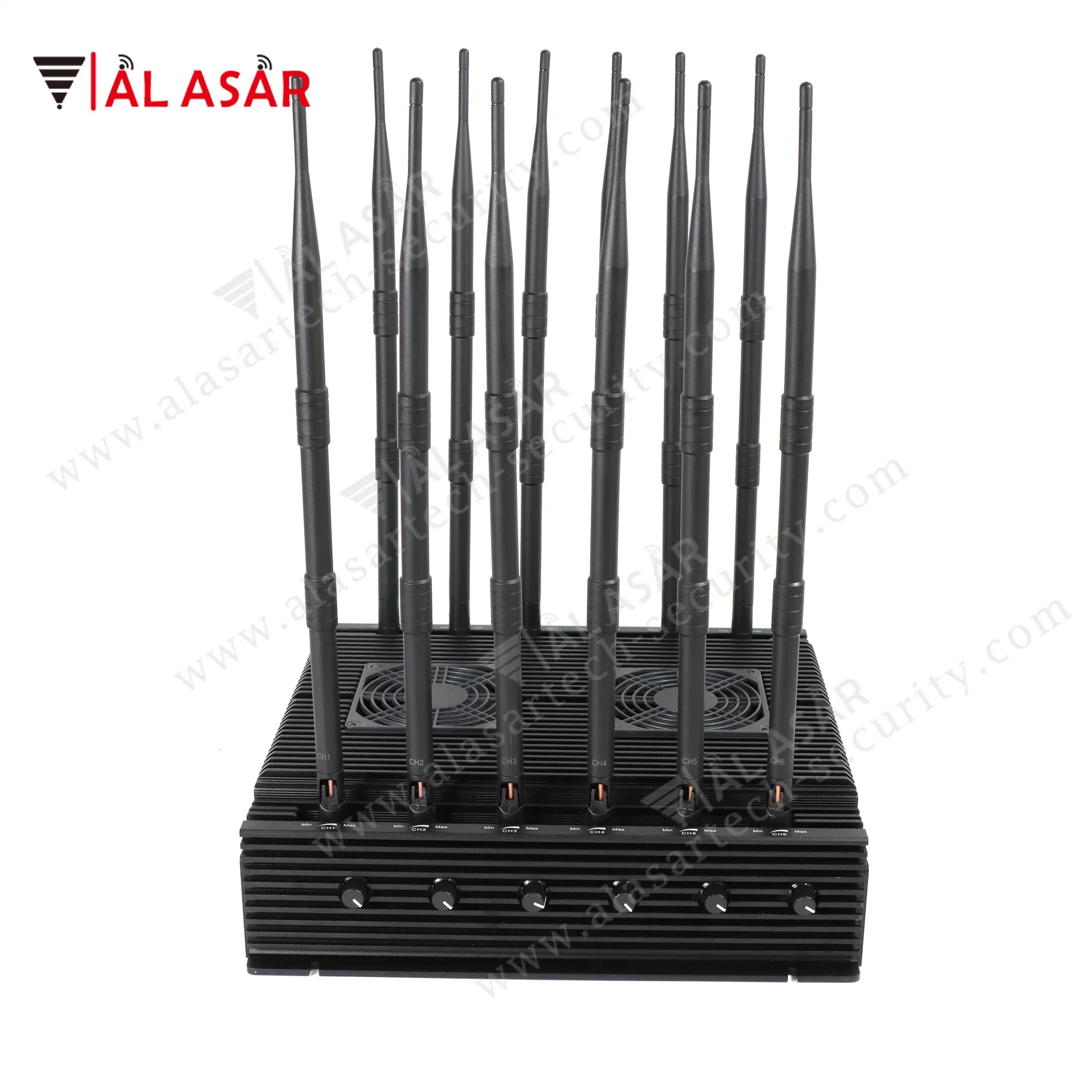 Mobile Phone 3G 4G 5g 12 Antennas Indoor Medium Power Adjustable Jammer