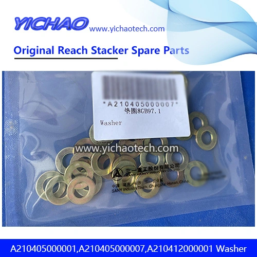 Genuine Sany A210401000004, A210405000001, A210405000007, A210412000001 Washer for Container Reach Stacker Spare Parts