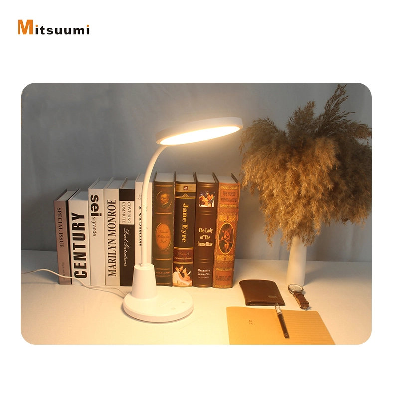 High Quality White LED Table Lamp Touching Switch Table Lamp Reading Light