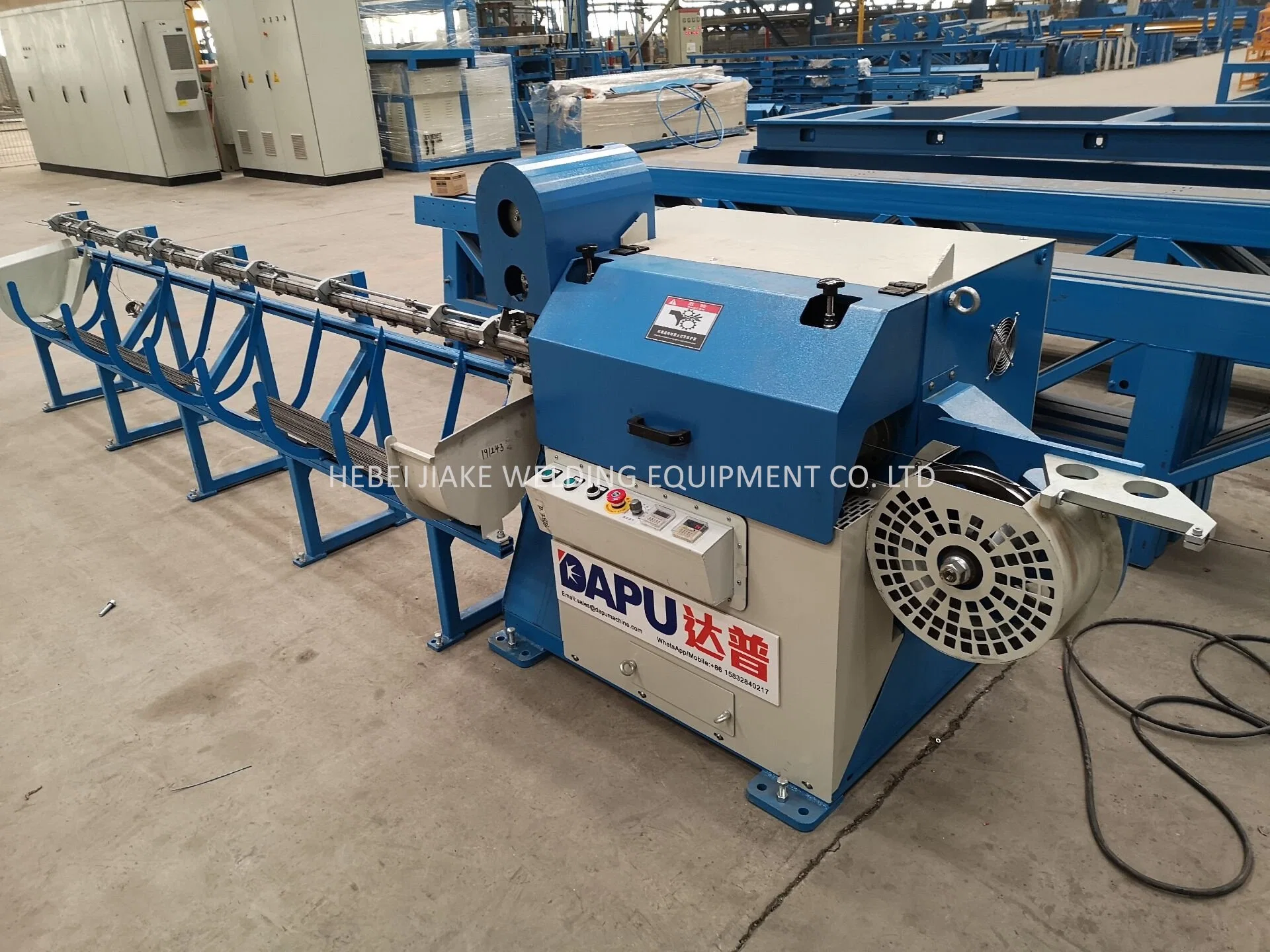 Automatic Wire Straightening and Cutting Machine for Welding