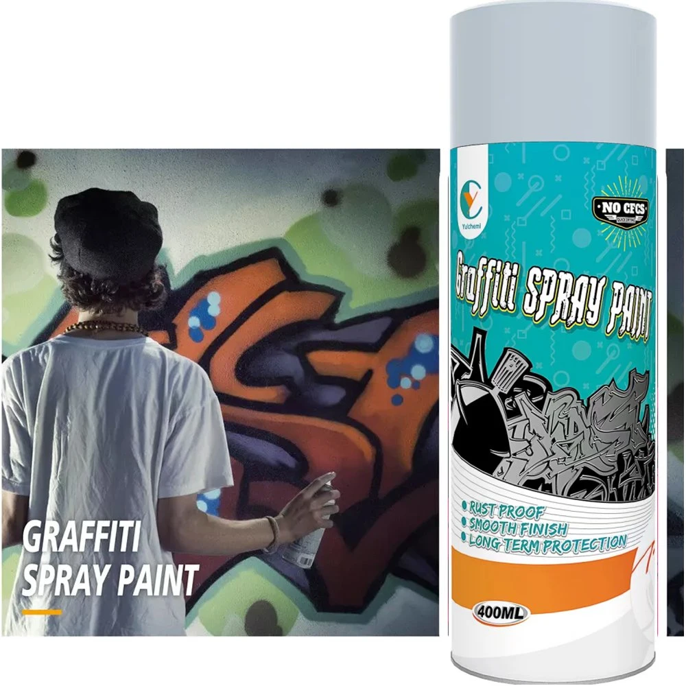 Free Sample Aerosol Wholesale/Supplier 400ml Wall Metal Paint Car Graffiti Spray Paint