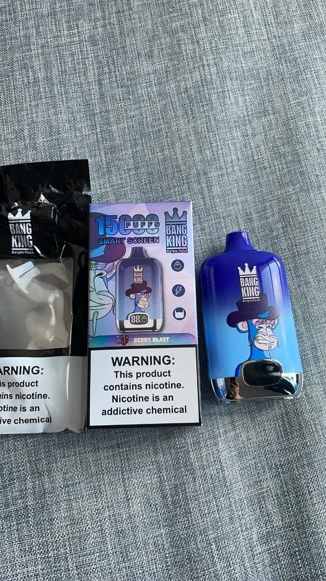 Bang King Aroma Original Poco 10000 Randm Tornado Nikotinbeutel Digital Box 12000/15000/12K/15K Puffs 18ml 20ml Einweg-Vape Razz Bar Bang Box 12000