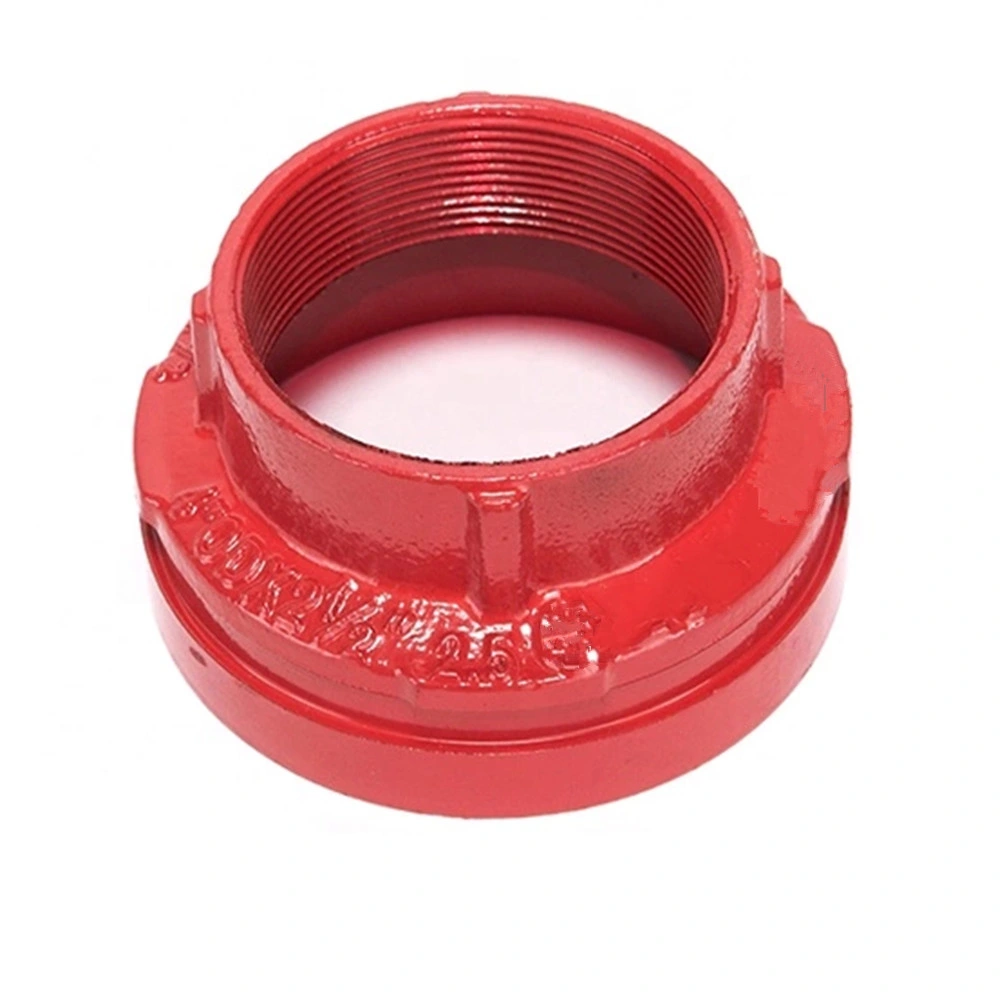 Fire Fighting Piping Ductile Iron Grooved Pipe Fitting Split Flange