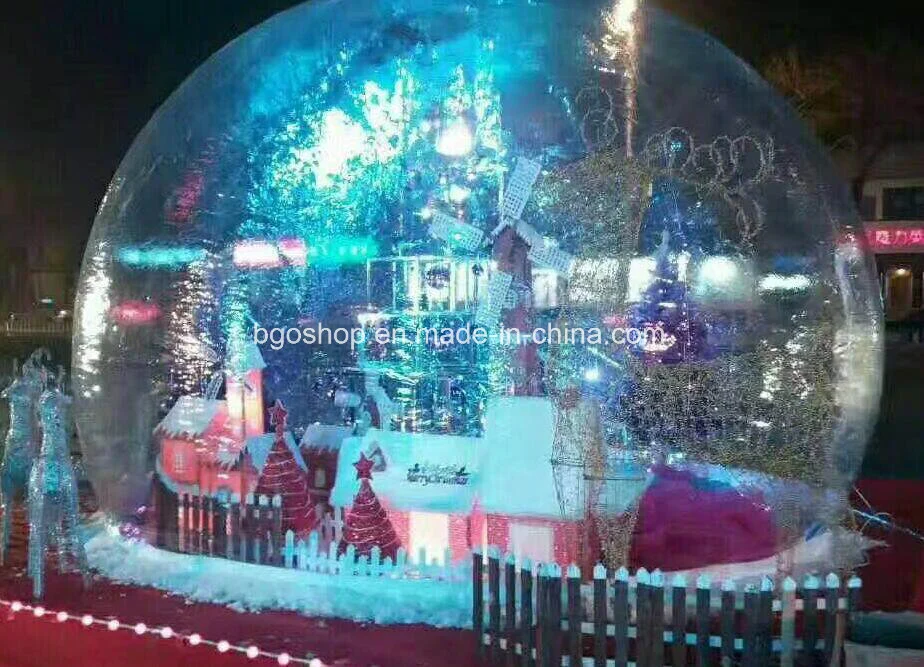 Inflatable Snow Globe Ball for Christmas Promotion