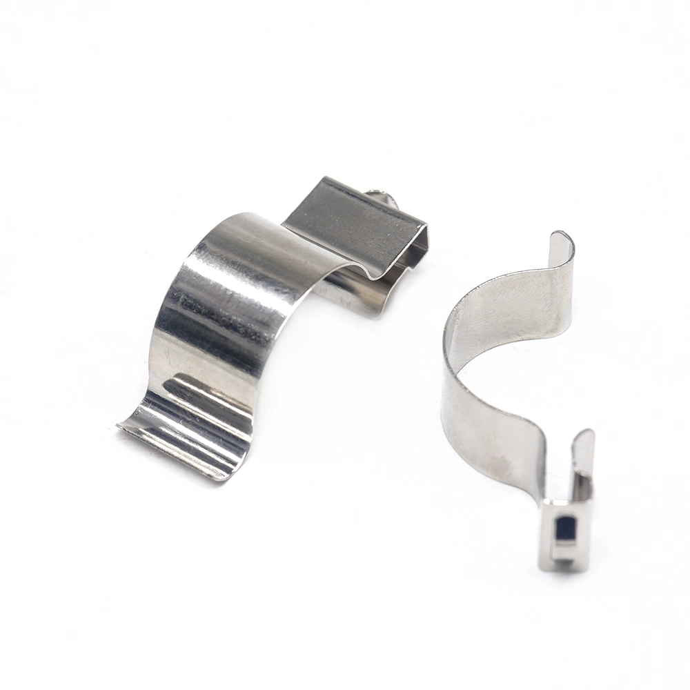 Bending Stamping Fixing Clip Custom Sheet Metal Stamping Parts Stainless Steel U Shaped Clamp for Electronic Product