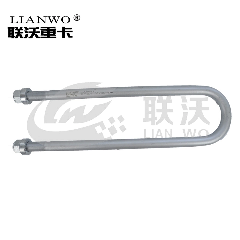 Sinotruck HOWO Shacman FAW Truck Parts U-Bolt 27120103831with High Quality Bolt Steel Riding