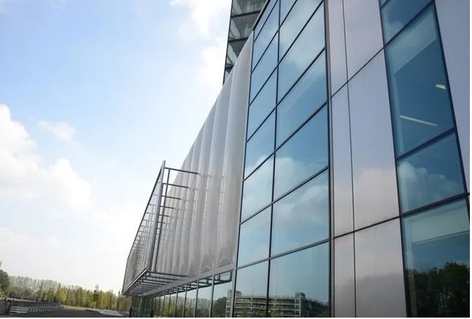 Glass Curtain Wall Aluminum Frameless Building Material