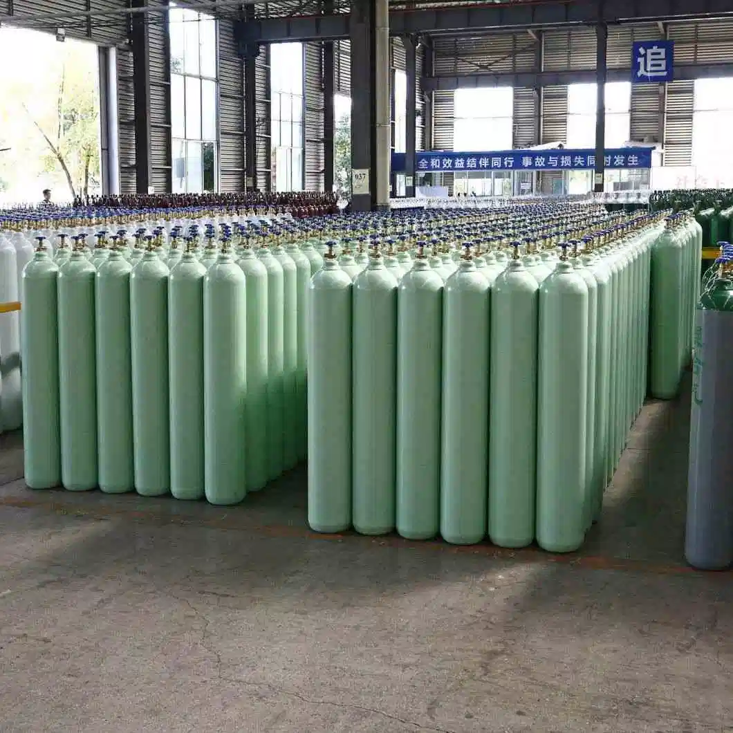 50L 200bar 10m3 High Purity Medical Oxygen Gas Cylinder Seamless Steel Oxygen Cylinder