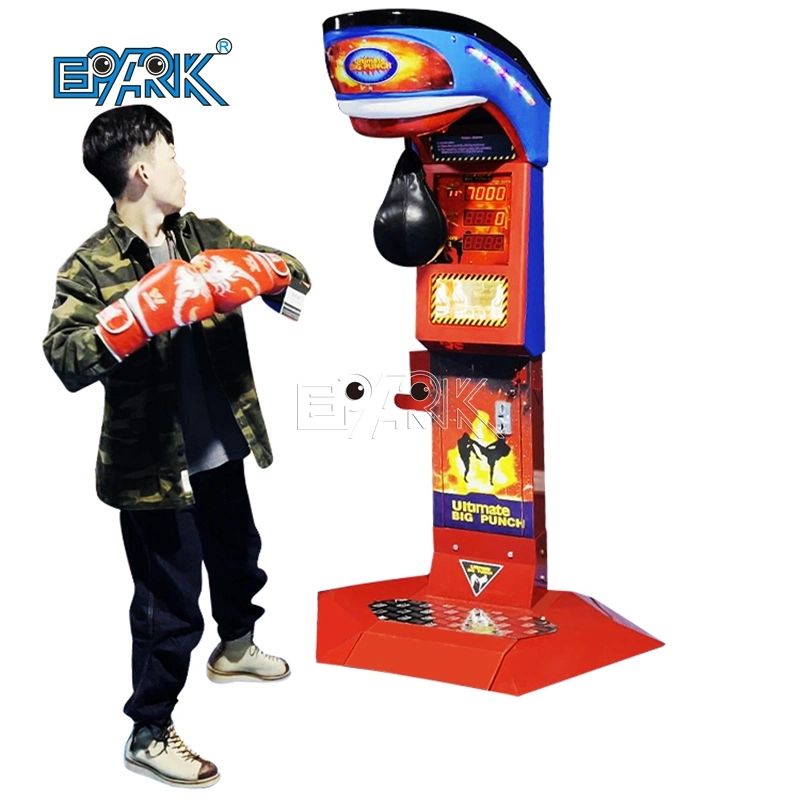 Coin Operated Arcade Prize Redemption Machine Punch Boxing Game Machine