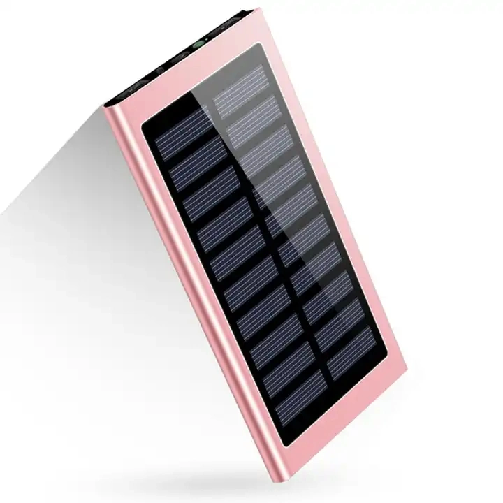 Ultra-Thin Aluminum Alloy Charging Bag 30000mAh USB Mobile Phone Solar Charger