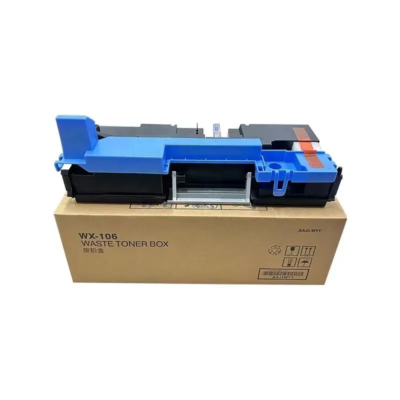 Caixa de resíduos de toner Konica Minolta genuína, Lx106, para Bizhub 458 558 558e 458e Copier de escritório multifuncional