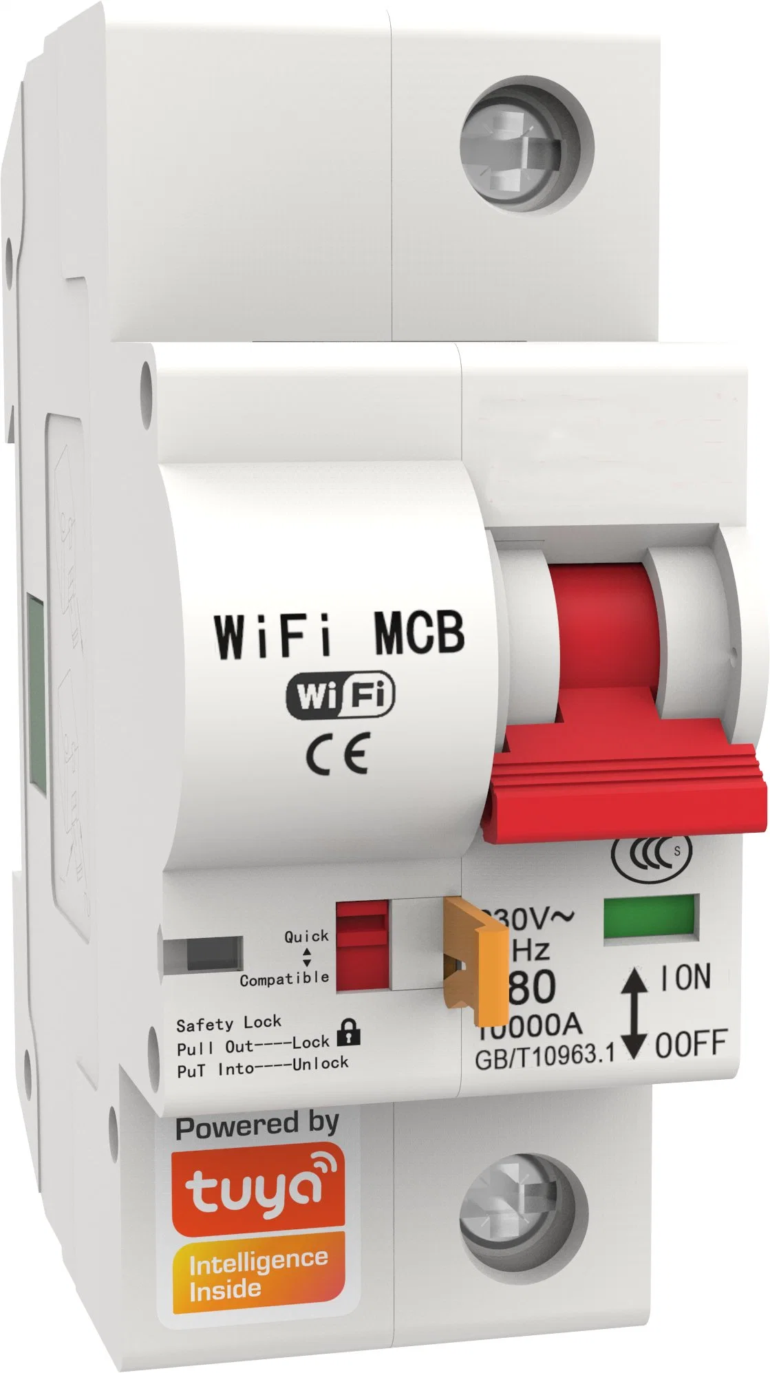 Dosificación WiFi inteligente disyuntor miniatura (MCB) 4p