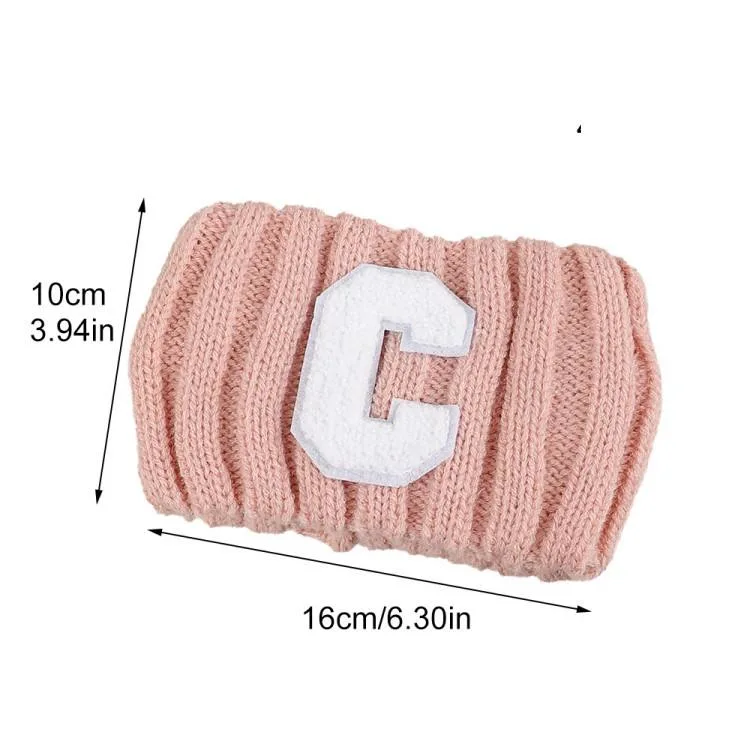 European and American Fashion Letters Knitted Sports Hair Bands Women's Hair Accessories