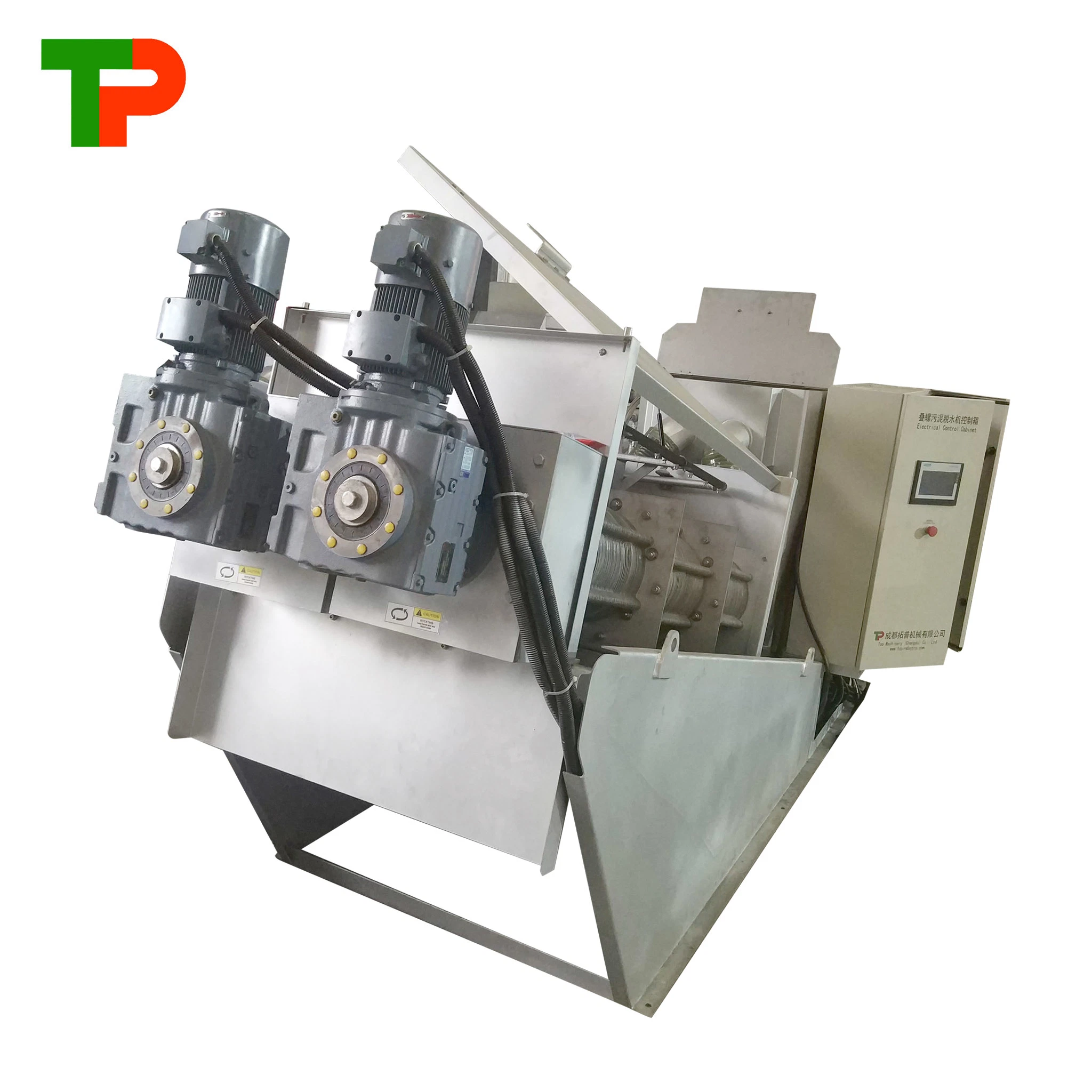 Screw Press Sludge Dehydrator Waste Oil Recovery Paper Making