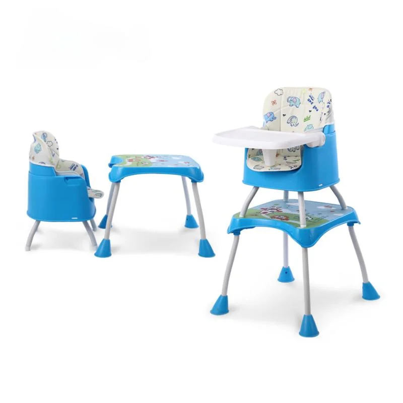 Niños pequeños 3 en 1 niños de doble uso silla alta para bebés Silla de mesa para bebé para comer