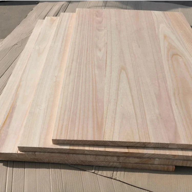 Productos de plancha de madera Paulownia Natural blanqueada impermeable