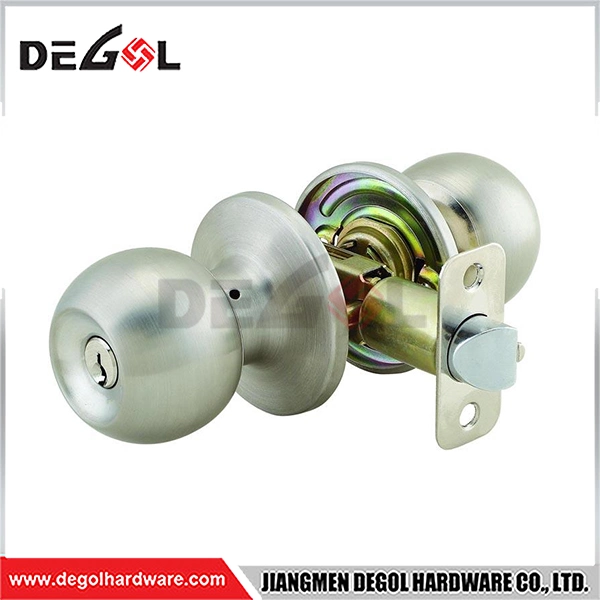 Uniquely Key Protected on Both Sides Double Security Knob Ball Door Lock