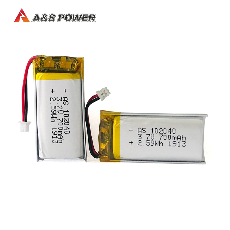 OEM Manufacturer 102040 3.7V 700mAh Lithium Polymer Lipo Battery for Digital Products